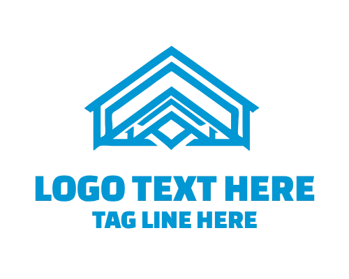 Roofing Construction Logo