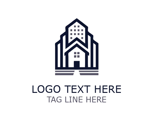 Rooftop Badge Real Estate Logo
