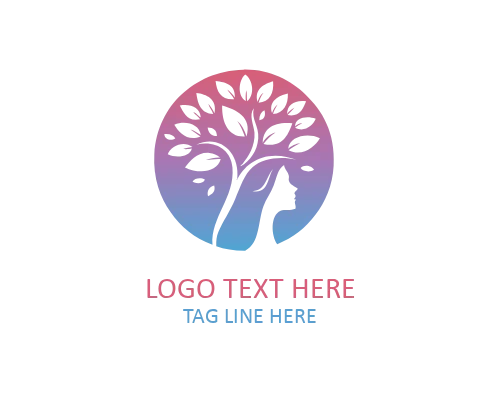 Rooted Women Tree Logo