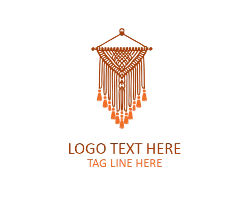 Rope Branch Badge Macramé Logo