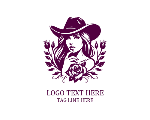 Rope Circle Cowgirl Logo