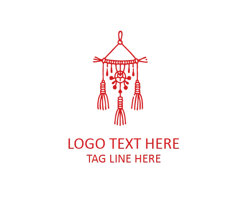 Rope Loop Badge Macramé Logo