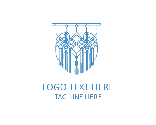 Rope Loop Circle Macramé Logo