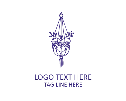 Rope Palm Macramé Logo