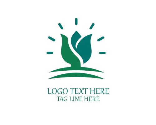 rose Flower Logo for Calm, Wellness, and Organic Brands