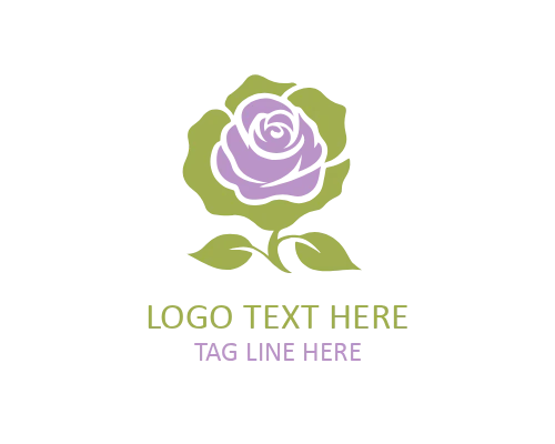 Rose Infinity Symbol Logo