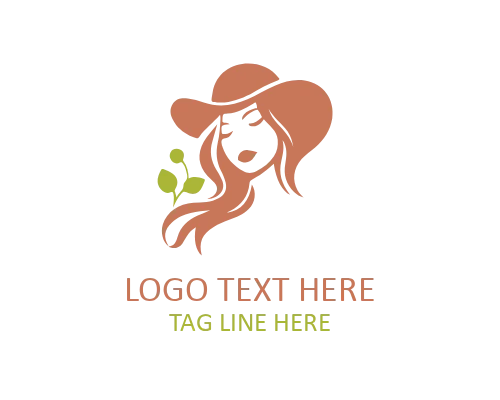 Rose Lady Butterfly Logo