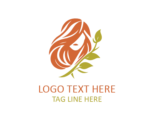 Rose Lady Gold Frame Logo
