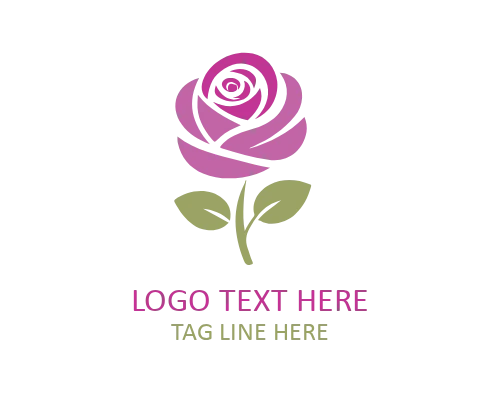 Rose Mascot Character Logo