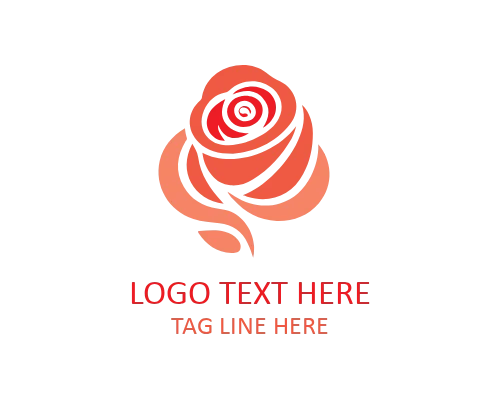 Rose Monogram Logo Design