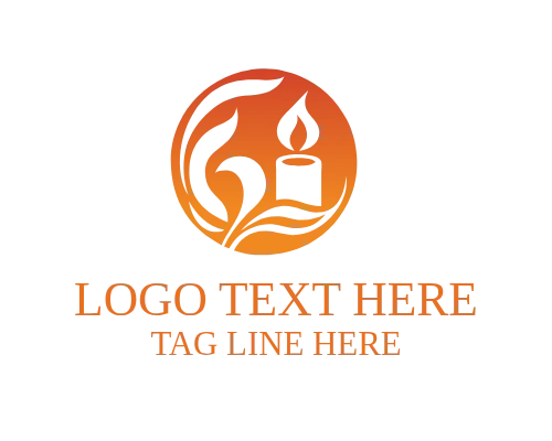 Rose Scent Candle Logo