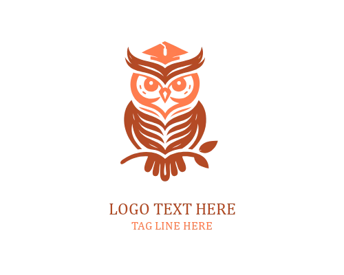 Rose Wisdom Owl Logo