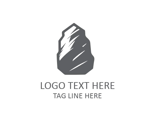  Rough-Hewn Flat Stone Logo for Construction and Landscaping Brands