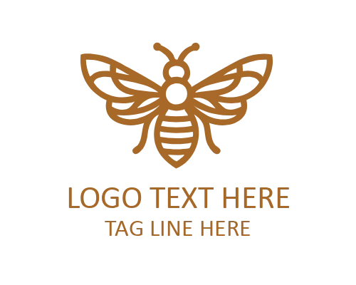 Rounded Line Bee
