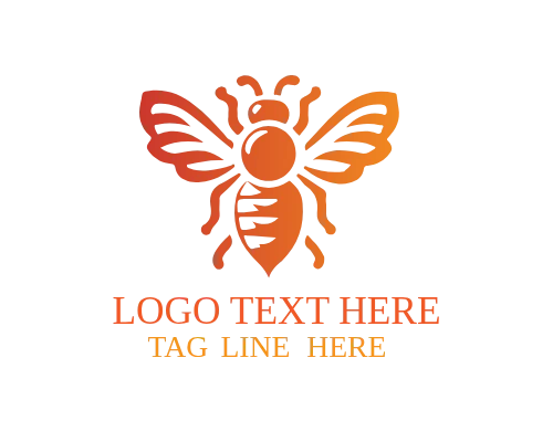 Royal Bee Logo with Crown for Premium and Luxury Brands