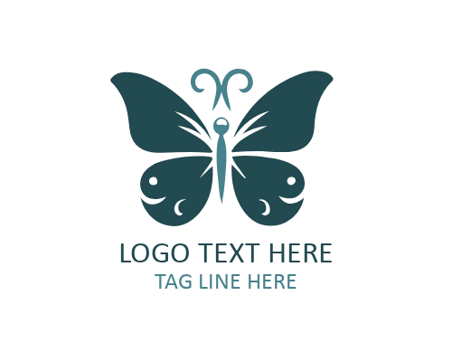 Royal Crown Butterfly Key Logo