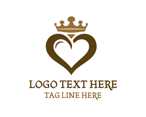Royal Crown Heart Icon