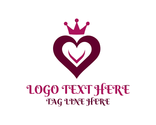 Royal Crown Heart Logo