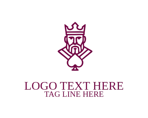 Royal Crown Poker King Logo