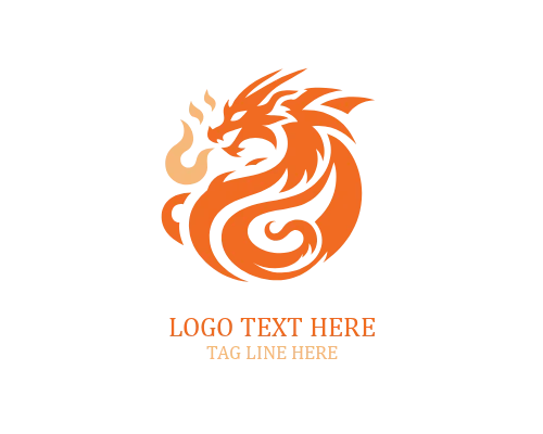 Royal Dragon Mascot Logo