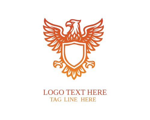 Royal Eagle Crest Logo logo template preview