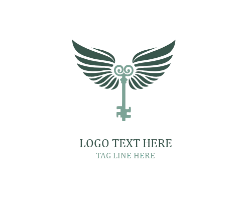  Royal Flight Wings Key Logo
