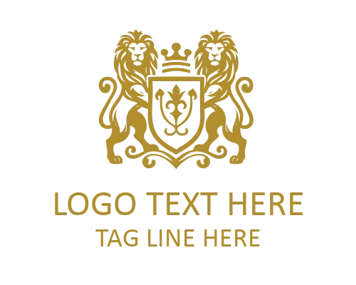  Royal Guard Lion Crest Logo