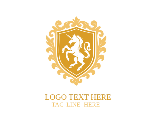 Royal Horse Crest Logo