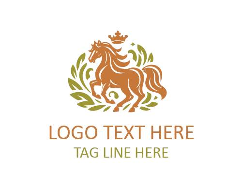 Royal Horse Gallop Power Logo
