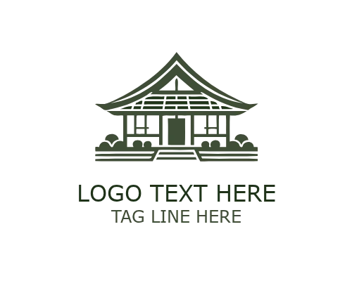 Royal Structure Traditional Architecture Logo for Premium Heritage Branding