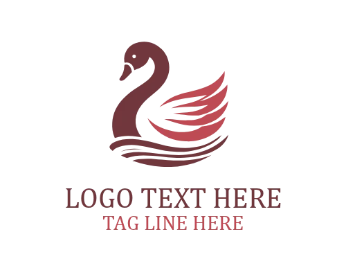 Royal Swan Crown Logo