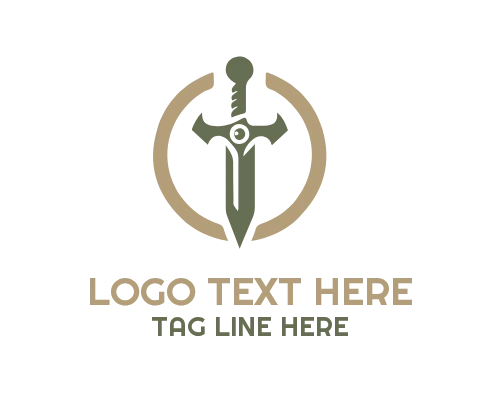 Royal Sword Logo for Noble Warrior Branding