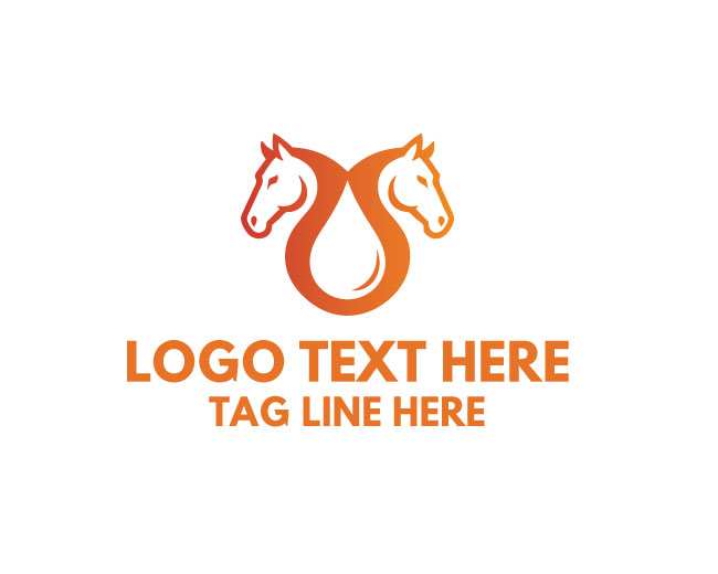  Royal Twin Horse Drop Logo
