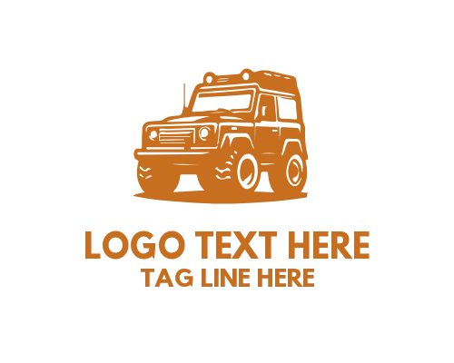 Rugged 4x4 Jeep Logo