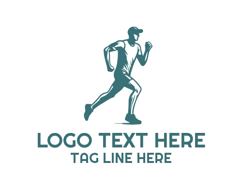 Running Man Race Competition Logo