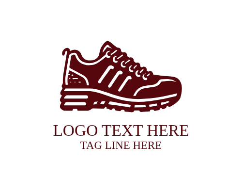 Running Shoes Sneakers Logo