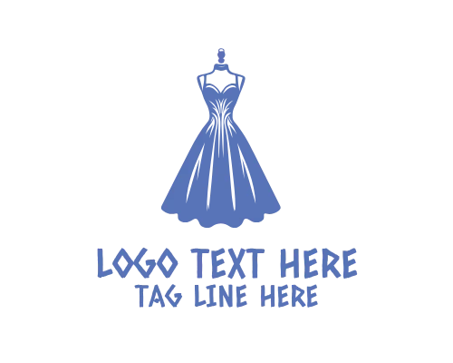 Runway Model Dress Fashion Logo