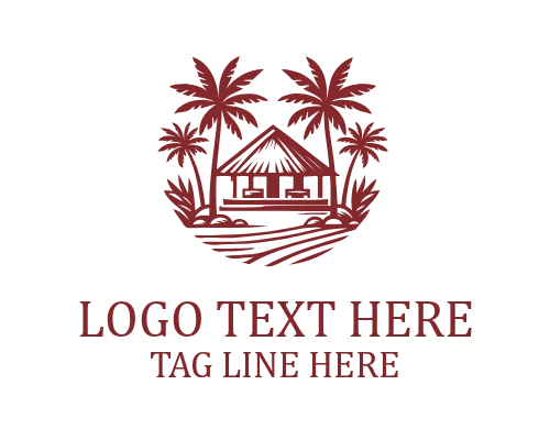 Rural Home Hut Logo