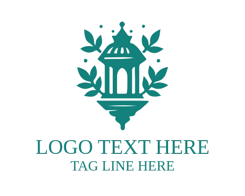 Rustic Farm Lantern Logo