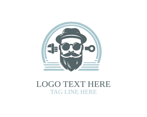  Rustic Hipster Workshop Logo