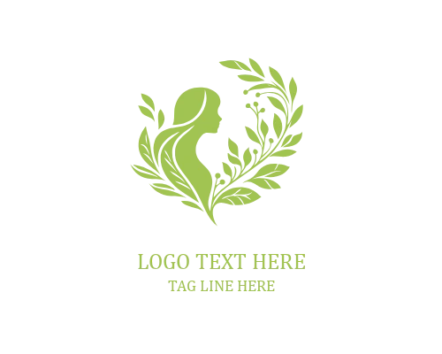 Sacred Bloom Woman Tree Logo