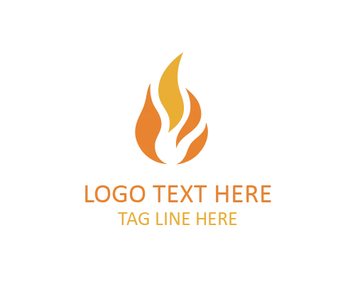 Sacred Flame Spiritual Logo