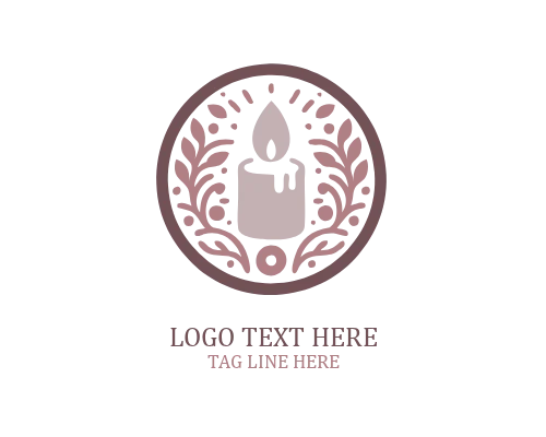Sacred Glow Candle Logo