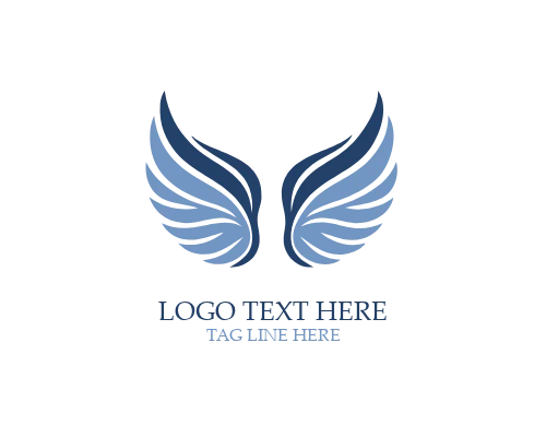Sacred Harmony Angel Wings Logo