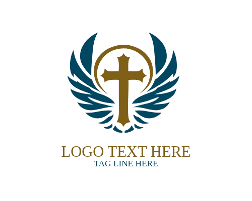 Sacred Heart Cross Logo