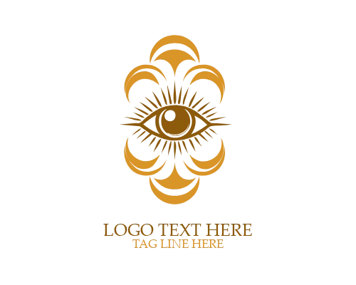 Sacred Line Boho Eye Logo