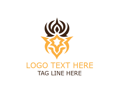 Sacred Tribal Logo for Spiritual and Cultural Branding