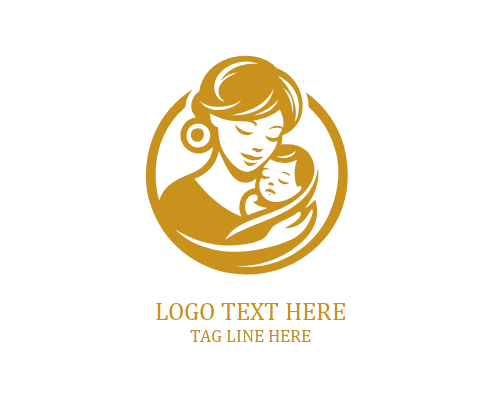 Safe Love Mom And Baby Logo