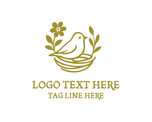 Safe Space Nest Bird Logo