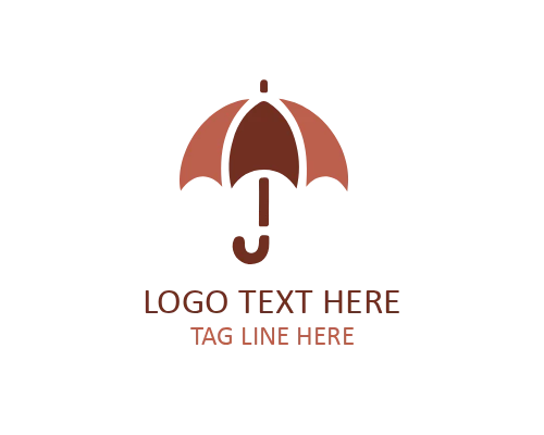 Safety Umbrella Logo Icon